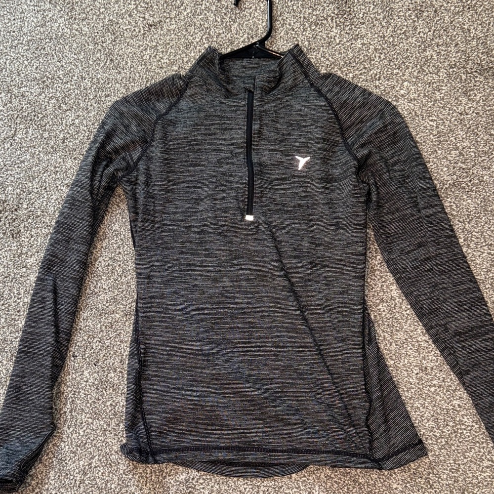 Old Navy Dark Gray Quarter-Zip Pullover | XS